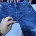 American Eagle Outfitters Women's Distressed Curvy Jegging Jeans Blue Denim Sz 0 Photo 10