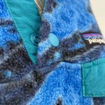 Patagonia Synchilla Leaping Oasis Blue Fish River Trout Fleece Pullover Size XS Photo 5