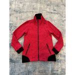 Calvin Klein Performance Red Pink Black Full Zip Sweater Jacket Women's Small Photo 7