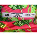 Gold Sheep Pink Purple Blue Ombre Monstera Palm Pop Full Length Leggings Small Photo 5