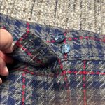 Saks 5th Avenue Vintage Saks Fifth Avenue Plaid Blue and Red Women's Pencil Skirt Photo 3