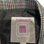 Amanda Smith VTG Amanda Nicole Gray Glen Plaid Check Tweed Blazer Shoulder Pads Sz 14 Photo 5