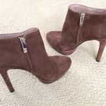 Vince Camuto Brown Suede Booties Photo 3