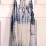 NWOT Blue Silk Maxi Tie Dye Dress💥 Size M Photo 6
