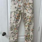 Citizens of Humanity Mandy Floral Print High Waist Retro Slim Roll Up Jeans S 28 Photo 2