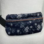 Tagalong Belt Fanny Pack Small Floral Navy Blue Blue Photo 1