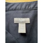 J. Jill Women Shirt Dress L Blue Button‎ Front Long Sleeve Stretch Tunic Shift Size L Photo 2