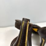 Chloé Chloe Leather Suede Cut‎ Out Peep Toe Heels Women's 38.5 (US 8.5) Photo 6