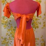 backless tiered maxi beach dress in fuchsia size S/M Photo 5