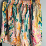 Nasty Gal Multicolor Marble Bralette and Shorts Lounge Cozy Photo 2