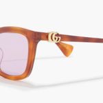 Gucci 55mm Square Sunglasses Havana Violet Photo 2