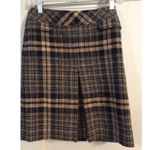 Ann Taylor Size 2P Petite Wool blend Skirt Plaid Career Womens Photo 2