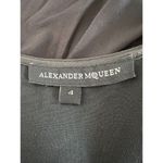 Alexander McQueen VINTAGE SUPER UNIQUE  Black Toga Dress with Gold Size 4 Photo 3