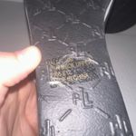 Ralph Lauren Lauren  Jalen Wedge Flip Flop Womens 10B Sandals Black White Stripe Photo 9