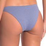 l*space L* Summer Bikini Swim Bottoms Love Plaid Daisy Gingham Camacho Blue NWT Med Photo 2