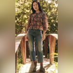 The Great The Daze Floral Blouse twilight floral size 1 (S) designer boho top Red Photo 1