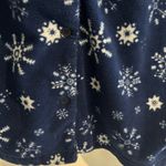 PINK - Victoria's Secret PINK Fleece Pajamas Blue White Snowflake Print Size 3X Photo 4