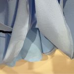 Adelyn Rae Blue Cold Shoulder Ruffle Blouse Top One Size NWOT Photo 4