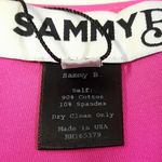 Sammy B Workout Top Womens Size Small Pink Racerback Cropped Activewear Photo 5