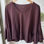 Garnet Hill Garnet Jill Bell Sleeve Relaxed Blouse Size S Photo 0