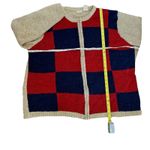 Bobbie Brooks Women Sweater 22W Color Block Full Zip Acrylic Tan Photo 3