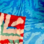 VTG RETRO Abstract Multicolor artwork Square oversized silky scarf 35’/35’ Multiple Photo 13