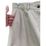 LL Bean Cargo Bayside Twill Shorts Womens Size 8 Khaki Original Fit No Wrinkle Tan Photo 1