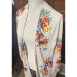 Bishop Street Apparel Womens Kimono Long duster Floral lightweight beachy one sz Size undefined Photo 1