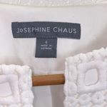 Josephine Chaus  White Pattern Hook Closure Blazer Photo 3