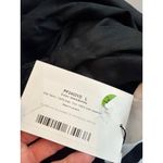 Sleeper Arle Ruffled Linen Midi Dress Black & White Womens Size Large Photo 9