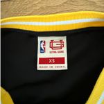 Nba  Lakers Crop Tee Los Angeles Lakers Size XS Black Yellow Photo 2