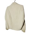 Nina Ricci White Cream Ribbed Turtleneck Wool Cashmere Blend Sweater Size XS Photo 2