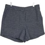 Sandro  Dress Shorts 10 Chino Printed‎ Cotton Black White Pockets Womens Photo 0
