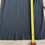 Aerie Ribbed Sleeveless Side Cinch Maxi Dress Black XL Photo 6