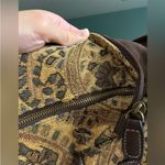 VTG Rossetti Boho Crossbody Satchel Bag Suede Medium Matching Coin Purse Brown L Photo 9