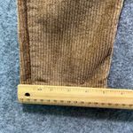 Vintage Made in Italy Corduroy Jogger Pants S Drawstring Waist Pockets Y2K Brown Photo 3