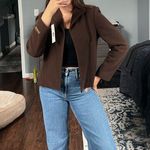 Harvé Benard Wool Brown Blazer Photo 9