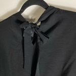 Lulumari long-sleeved beaded collar top in black Size small Women's Top Photo 7