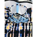 Lucky Brand Dye Print Sweetheart Neckline Strappy Tankini Top Multicolor Size XS Photo 3