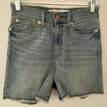 Levi's High Rise Jean Shorts Women's Sz 29 Blue Photo 0