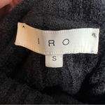 IRO  Women's Designer Black BILOH turtleneck Sweater Dress Sz XS Photo 4