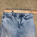 ALLSAINTS Imogen High-Rise slim straight Jeans Light Wash Distressed Size 27 Photo 6