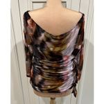 City Chic  Mesh Miranda Print Top Abstract Boho Chic Sexy Girls Night Out Photo 4