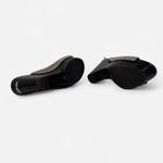 Michael Kors  Women's Charm Platform Wedge Sandals Olive Suede Sz 7 Photo 4