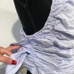 Free People  light blue top with wrap ties, size medium Photo 3
