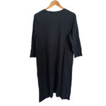 LOGO By Lori Goldstein Jersey Scoop Dress Black M New Photo 4