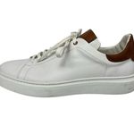 Good Man Men's White Leather Low Top Lace Up Athletic Sneakers Shoes Size 11 Photo 0