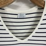 ZARA White Black Stripe Swing T Shirt Dress Small Photo 8