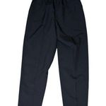 Vintage 80s 90s Bend Over Tapered Trousers Pull On High Rise Black 12P Photo 0