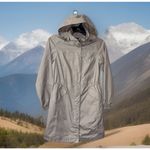 Eddie Bauer Y2K  Hooded‎ Weatheredge Trench Coat Rain Jacket Women's S Photo 1